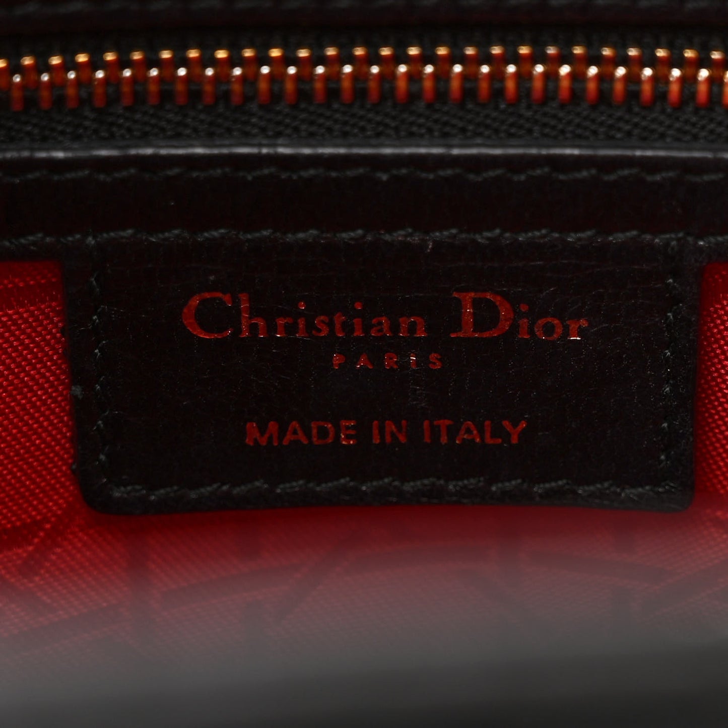 Lambskin Cannage Large Lady Dior Black