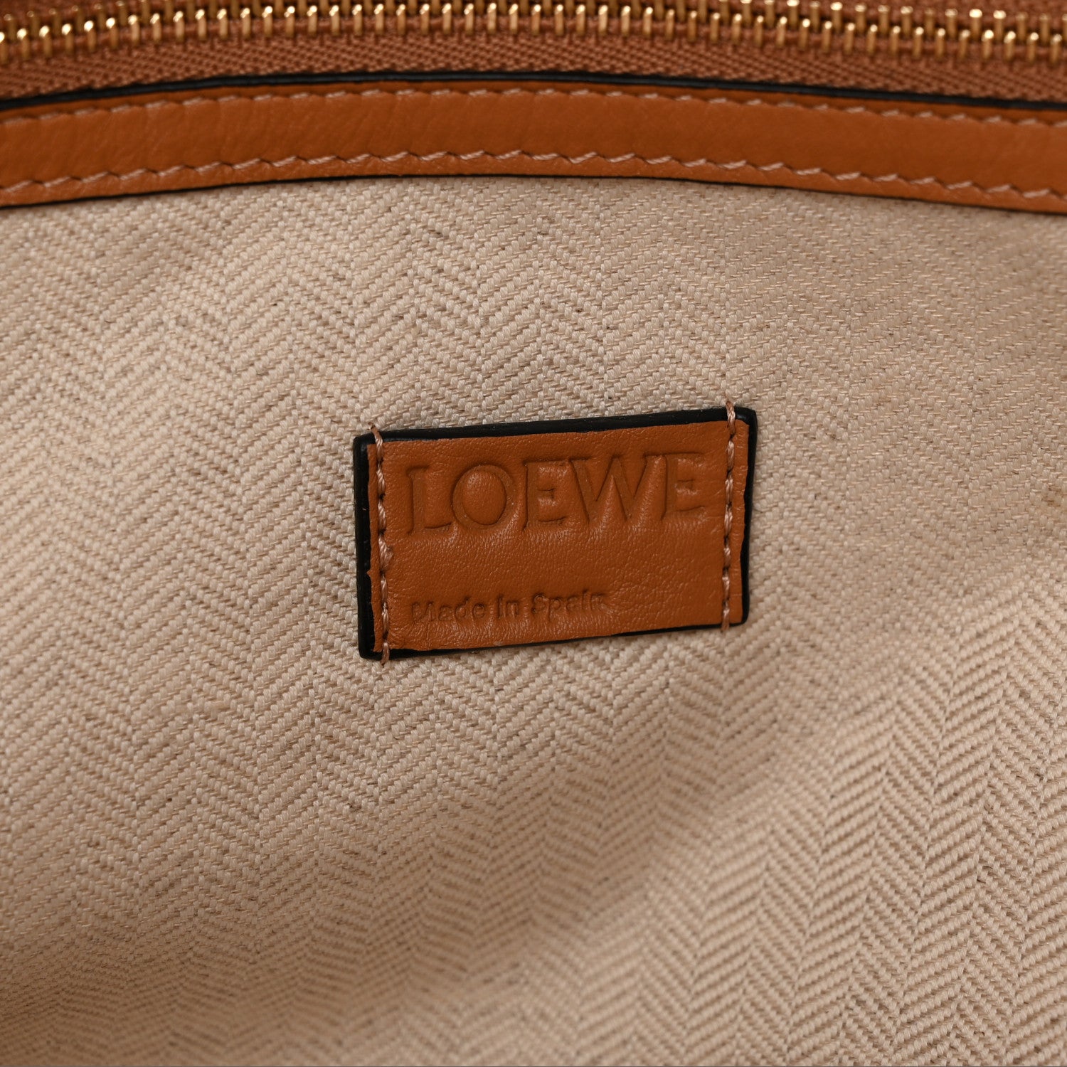 Loewe Calfskin Large Flamenco Knot Bag Warm Desert 6 of 10
