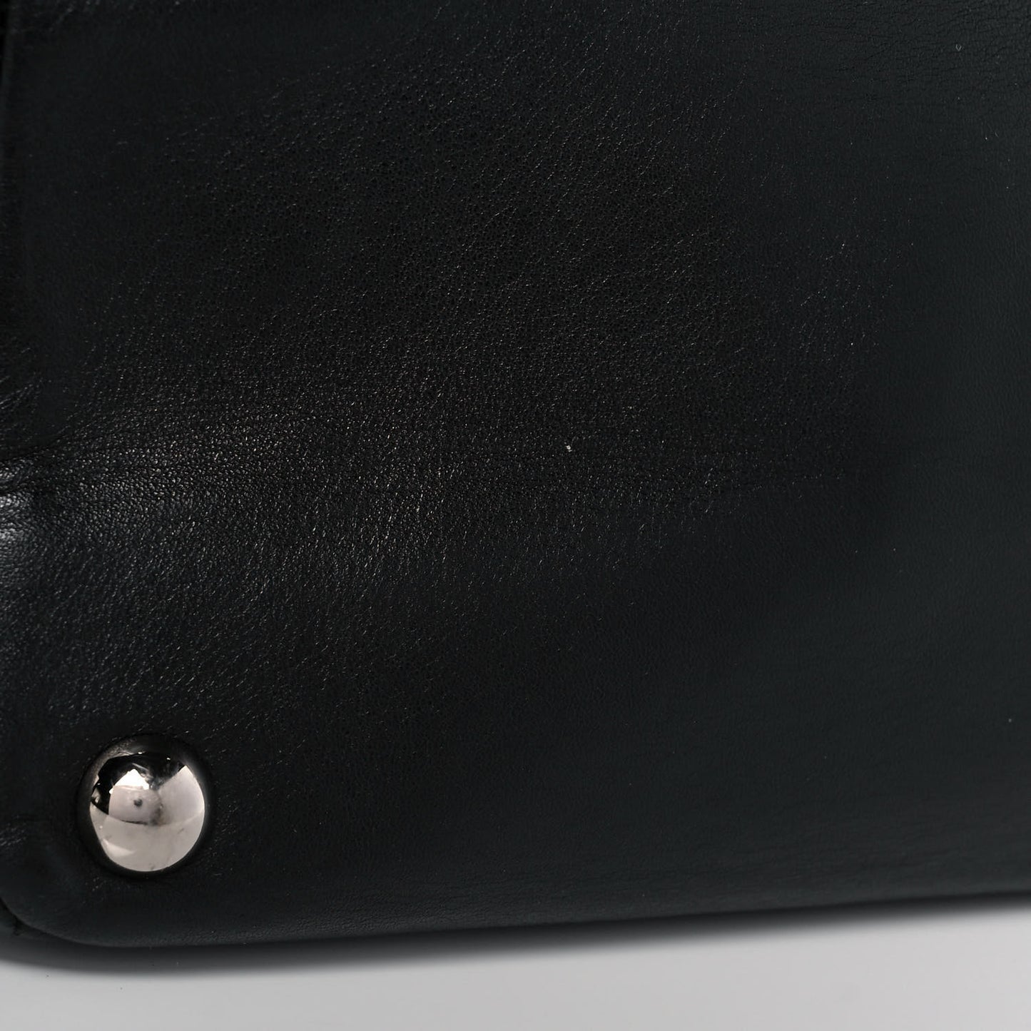Calfskin Quilted Large Cambon Tote Black