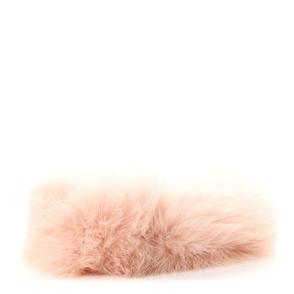 Fendi Nappa Rabbit Fox Fur Monster Eyes Mimosa 4 of 11