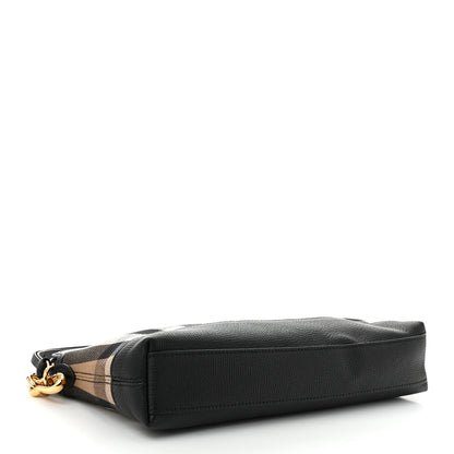 Burberry Derby House Check Abingdon Convertible Clutch Black 4 of 11
