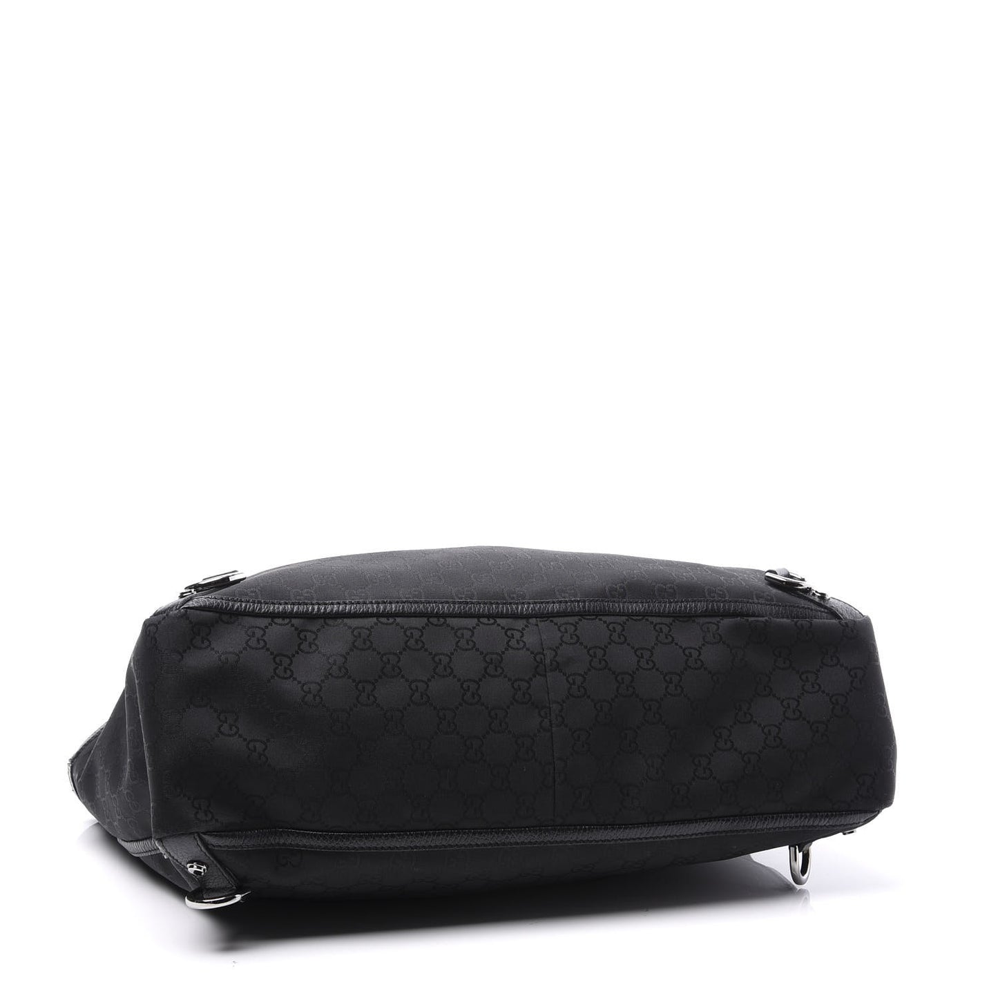 Nylon Monogram Large Abbey Tote Black