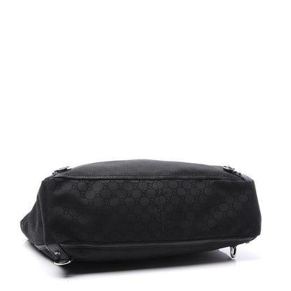 Gucci Nylon Monogram Large Abbey Tote Black 3 of 12