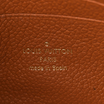 Louis Vuitton Empreinte Monogram Giant Double Zip Pochette Caramel 7 of 9