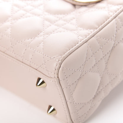 Christian Dior Lambskin Cannage Small Lucky Badges My Lady Dior Pink 10 of 15