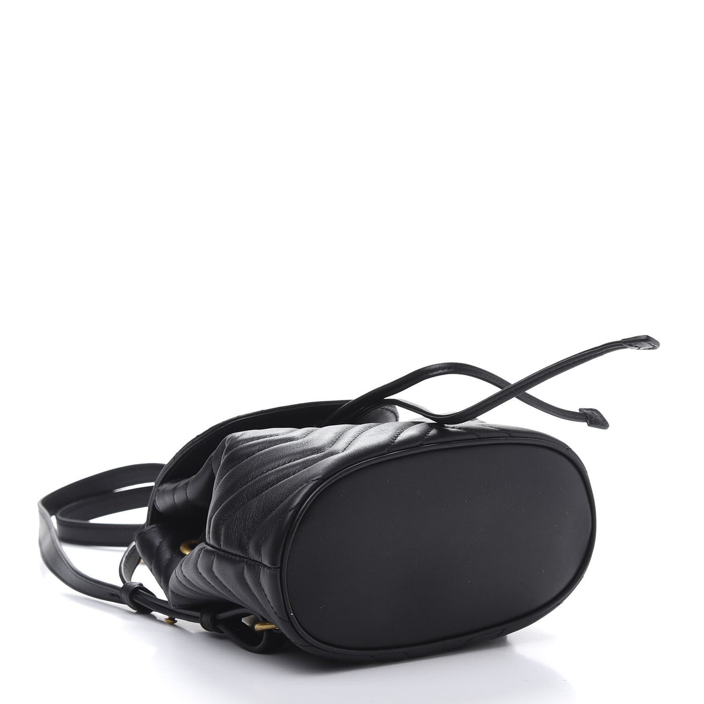 Calfskin Matelasse GG Marmont Flap Backpack Black