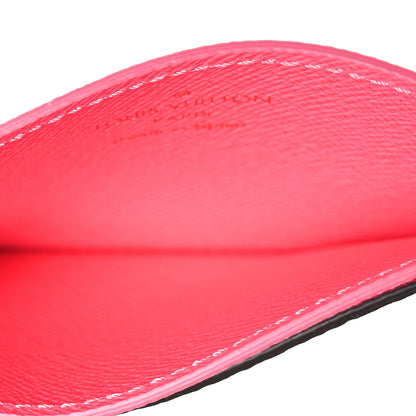 Louis Vuitton Monogram 2023 Christmas Animation Sailing Vivienne Cardholder Dragonfruit Pink 5 of 6