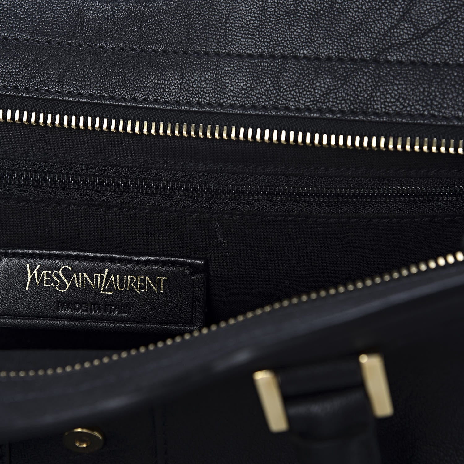 Saint Laurent Sheepskin Small Cabas ChYc Black 8 of 10