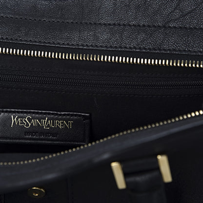 Saint Laurent Sheepskin Small Cabas ChYc Black 8 of 10