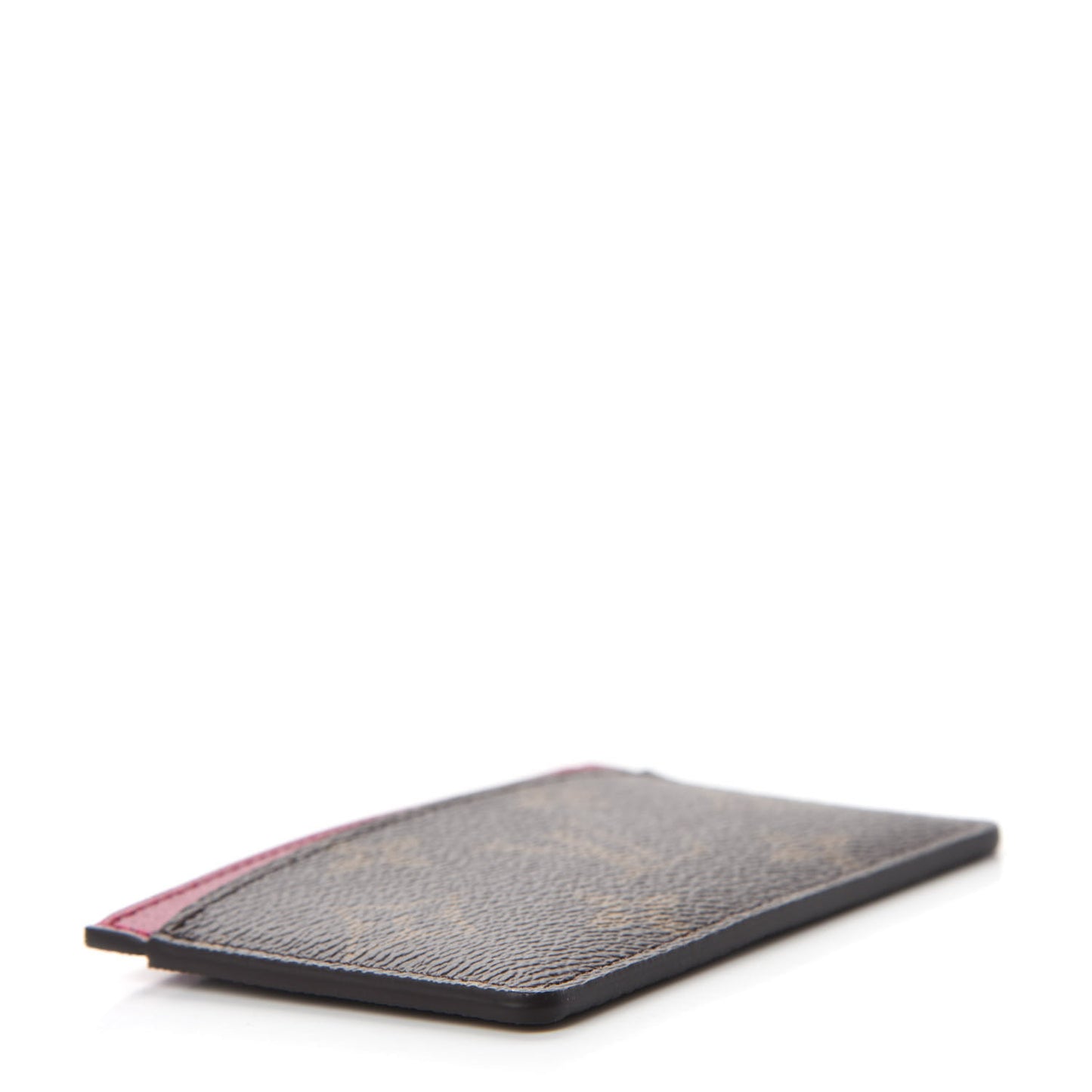 Monogram Card Holder Fuchsia
