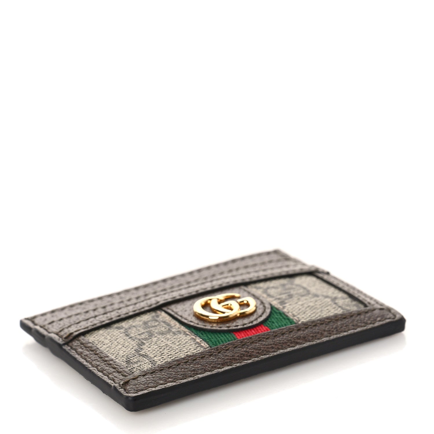 Gucci GG Supreme Monogram Ophidia Card Holder Brown 4 of 8