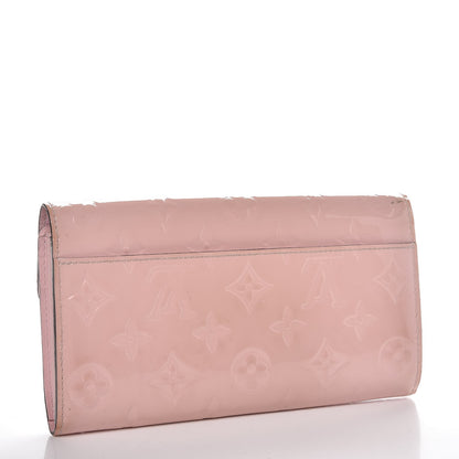 Louis Vuitton Vernis Sarah Wallet NM Rose Ballerine 3 of 16