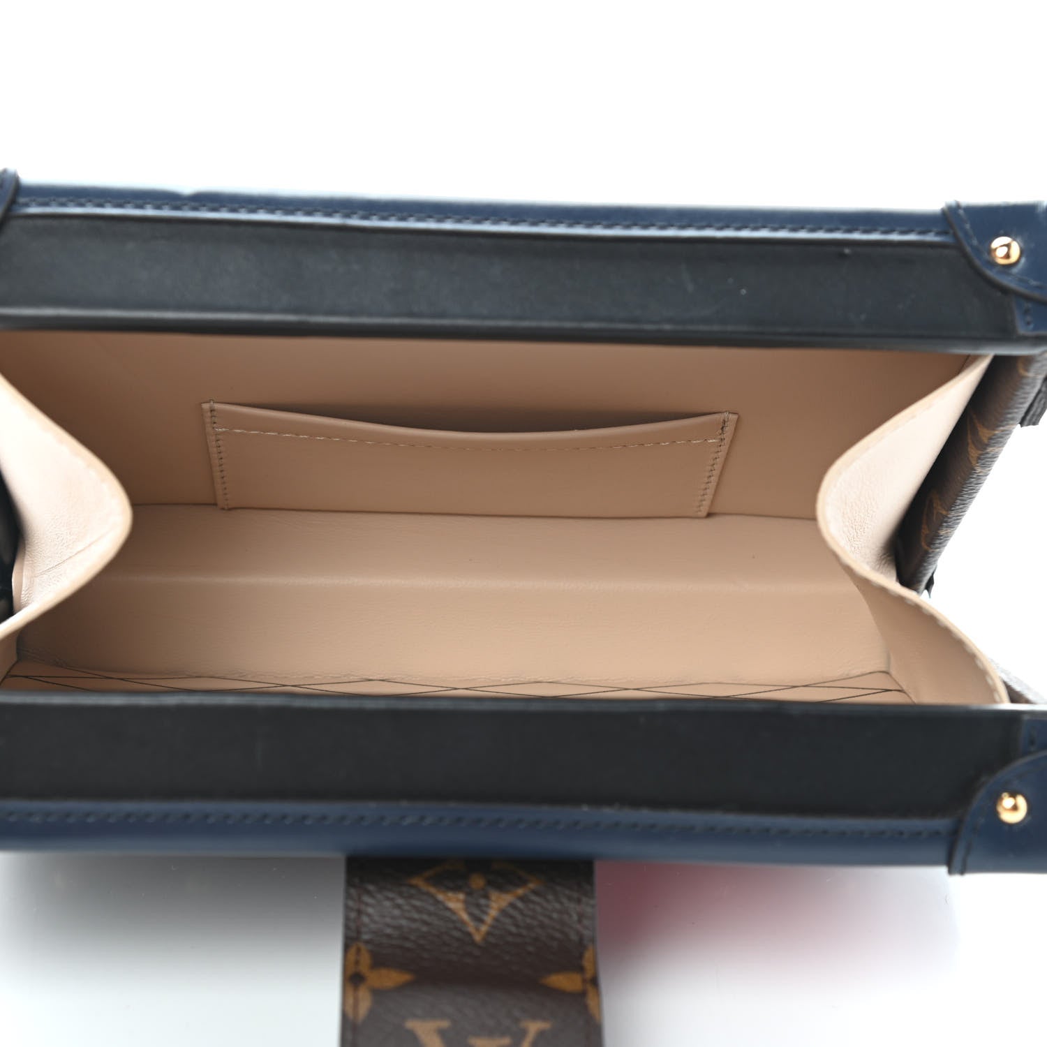Louis Vuitton Monogram Malletage Print Petite Malle Marine Rouge 4 of 4