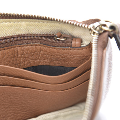 Gucci Pebbled Calfskin Soho Wristlet Camelia 7 of 14