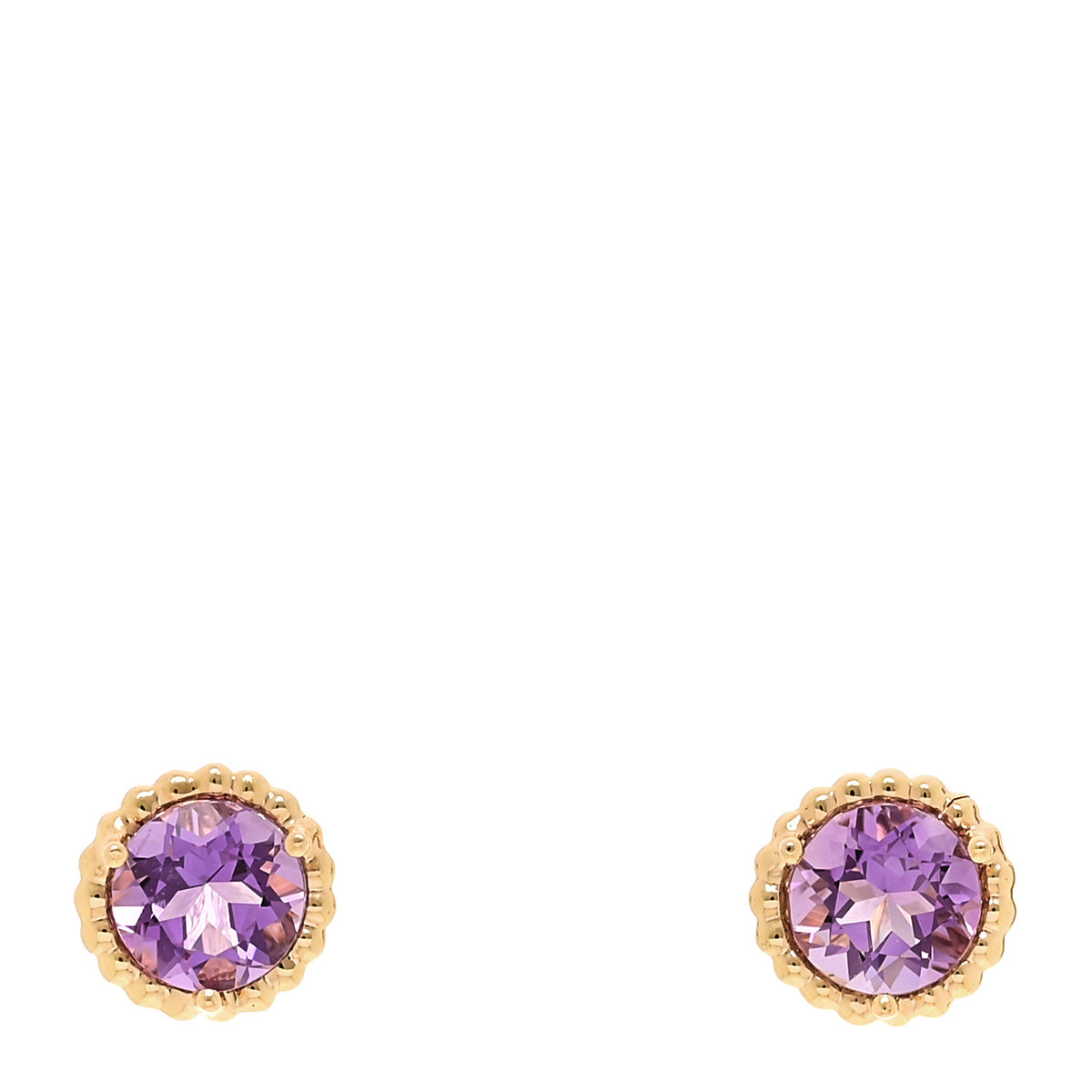 18K Rose Gold Amethyst Sparklers Earrings