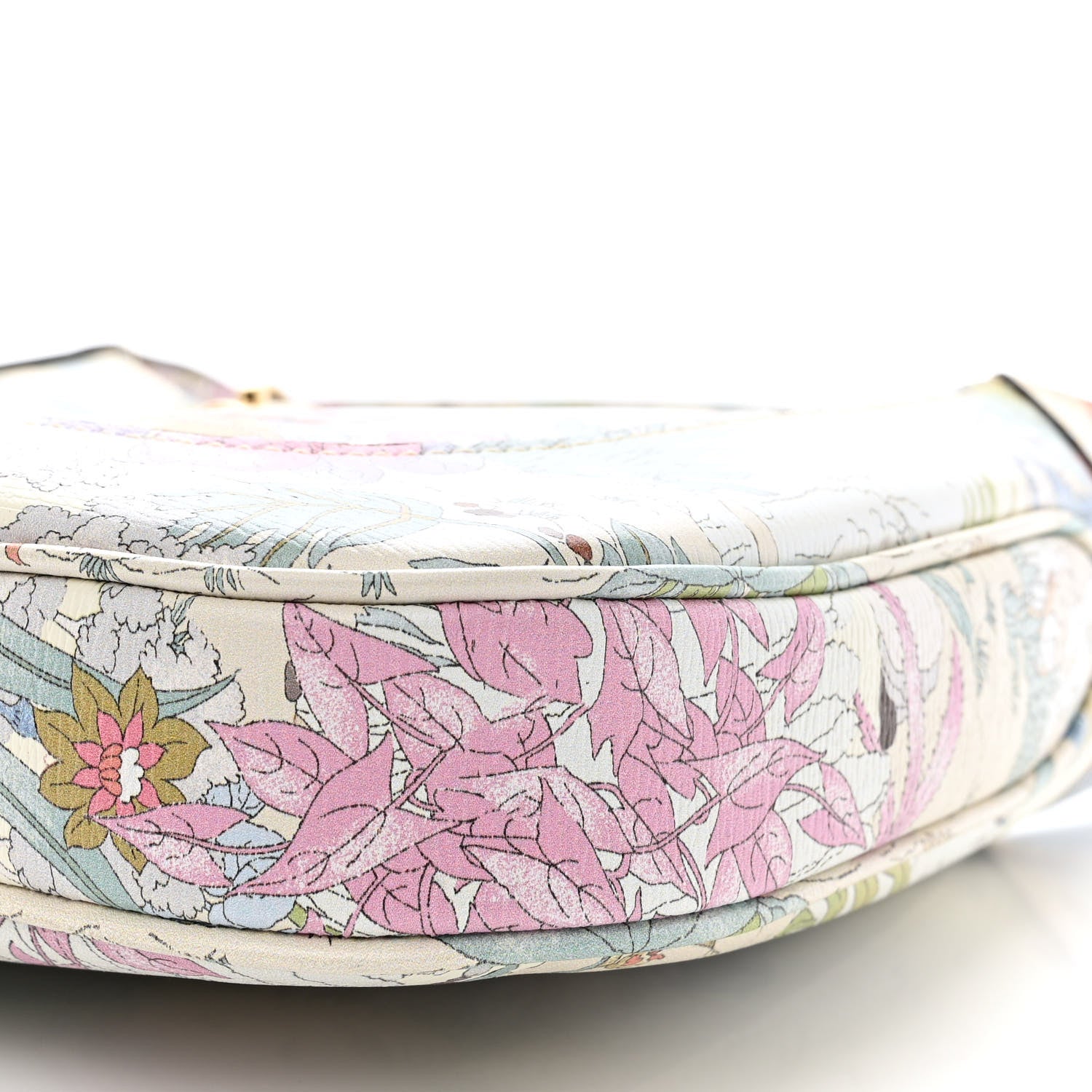 Gucci New Shangai Calfskin Tiger Savanah Small Jackie 1961 Hobo Chalky White Multicolor 10 of 10