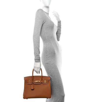 Hermes Epsom Birkin 30 Gold 2 of 13