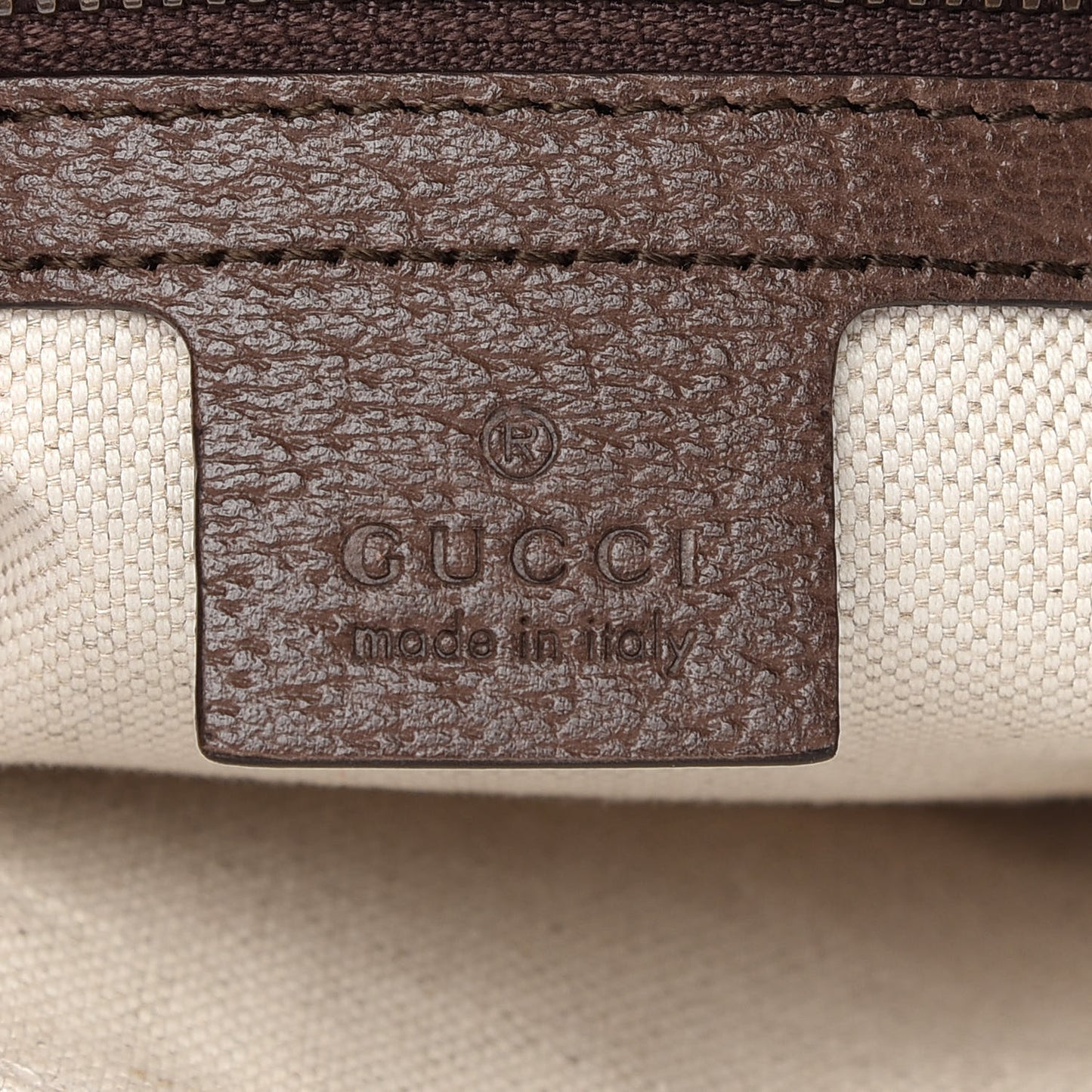 GG Supreme Monogram Web Small Ophidia Half Moon Hobo Brown