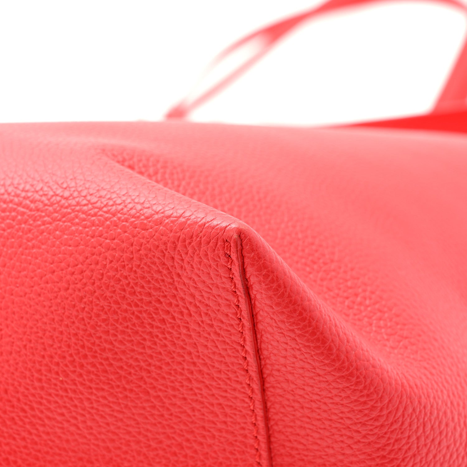 Alexander McQueen Grained Calfskin Skull Open Shopper Tote Red 11 of 11
