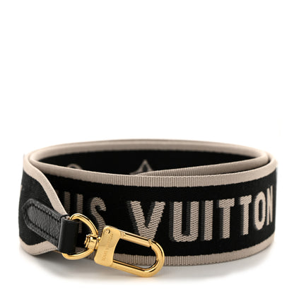 Louis Vuitton Jacquard Diane Shoulder Strap Black Ivory 1 of 3