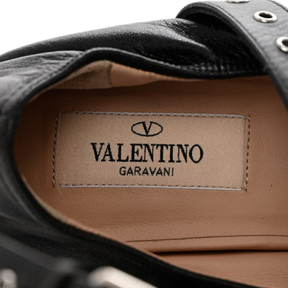 Valentino Garavani Nappa Love Latch Ballerina Flats 37 Black 7 of 9
