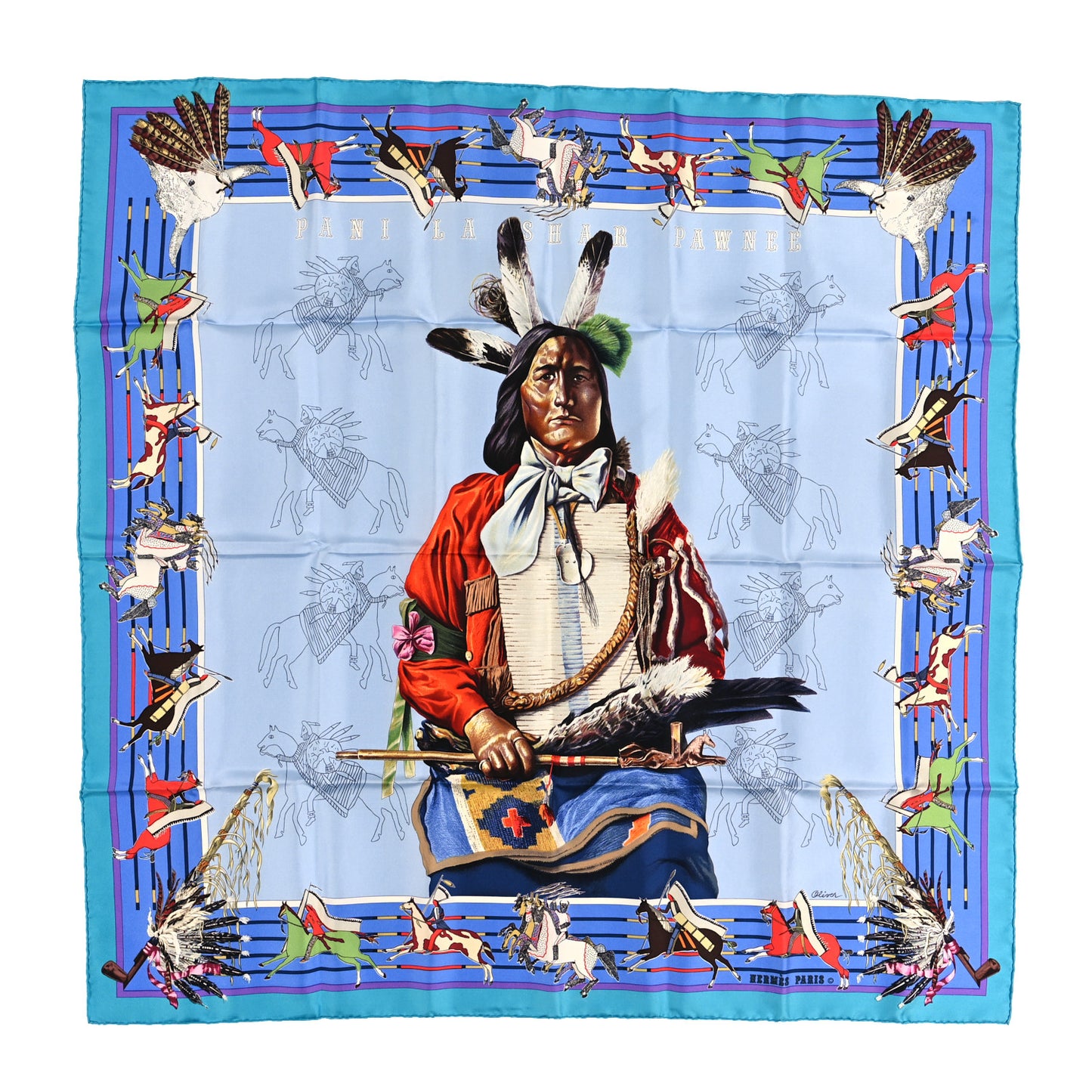 Silk Pani La Shar Pawnee Scarf 90