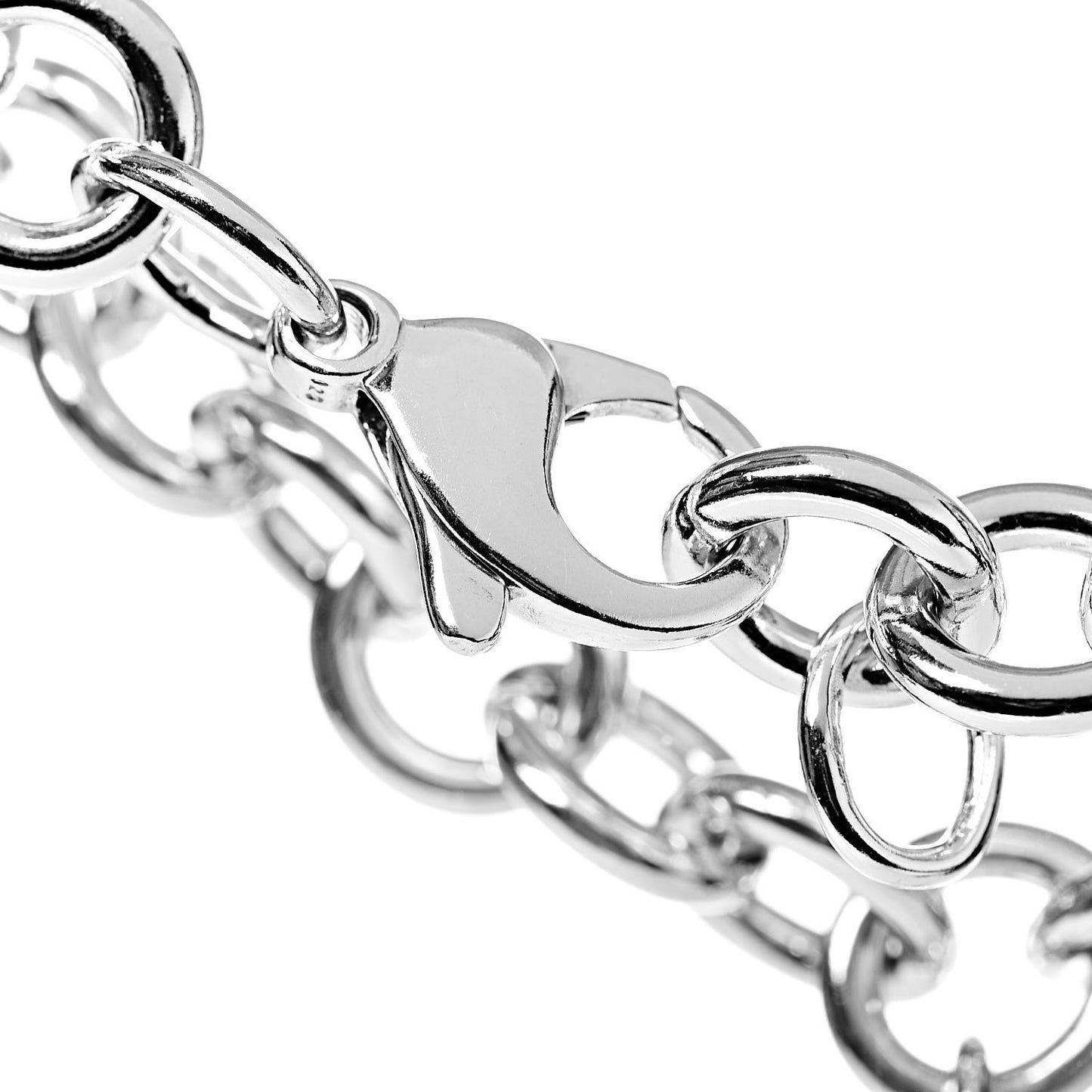 Sterling Silver Heart Tag Necklace
