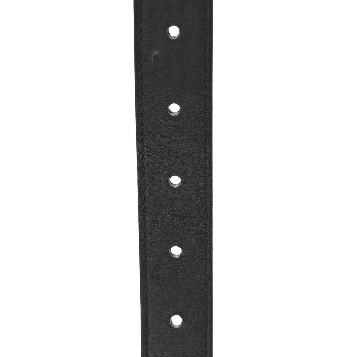 Moon Calfskin Torchon Double G 25mm Belt 85 34 Black