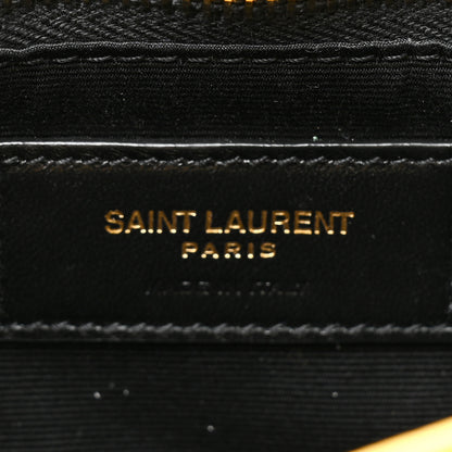 Saint Laurent Calfskin Y Quilted Monogram Toy Loulou Crossbody Bag Sunflower 7 of 10