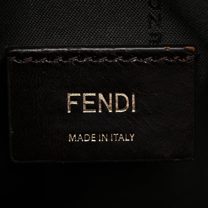 Fendi Zucca Vitello Elite Small Boston Tobacco Viola Cassis 6 of 11