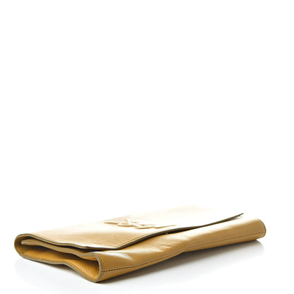 Saint Laurent Goatskin Large Belle de Jour Clutch Saffron 4 of 15