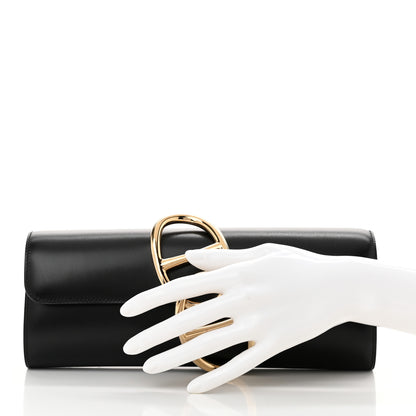 Hermes Box Egee Clutch Black 2 of 10
