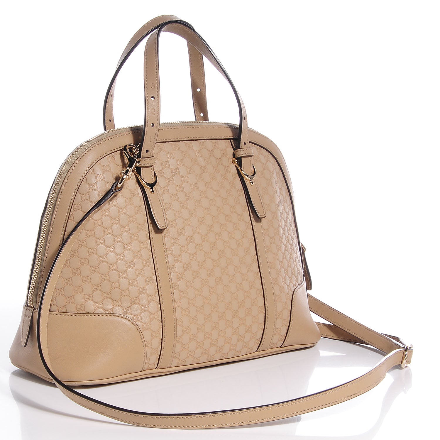 Gucci Microguccissima Small Nice Top Handle Dome Bag Beige 3 of 7