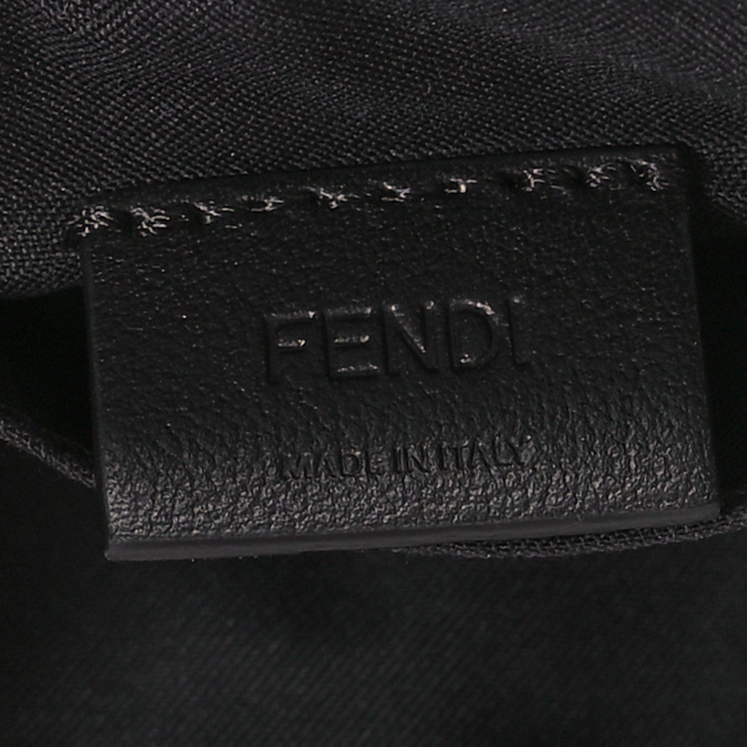 Fendi X JOSHUA VIDES Nylon FF Cloudy Mini Belt Baguette Bag White Celeste Black 6 of 11