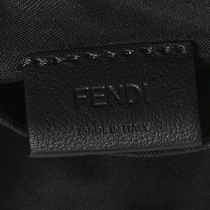 Fendi X JOSHUA VIDES Nylon FF Cloudy Mini Belt Baguette Bag White Celeste Black 6 of 11