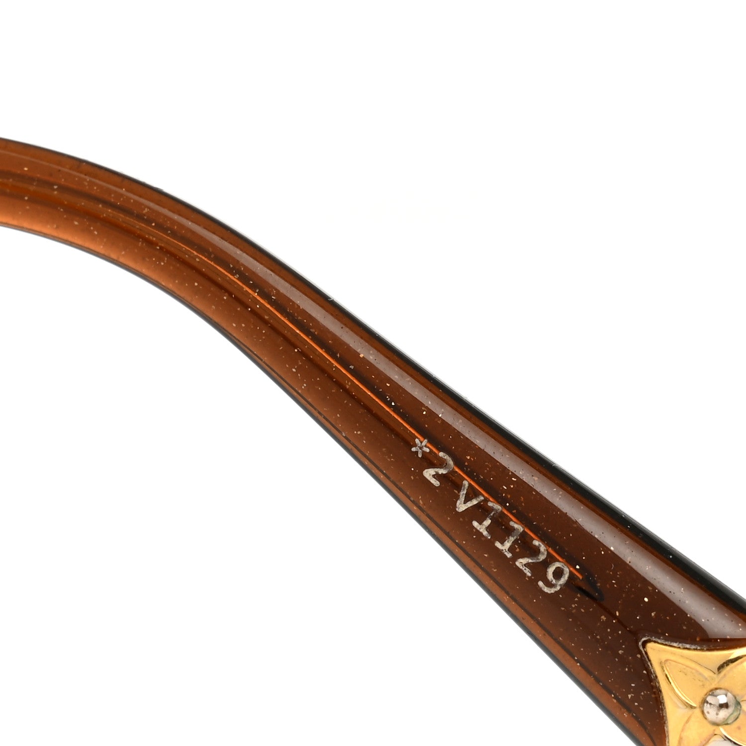 Louis Vuitton Acetate Obsession GM Sunglasses Z0459E Brown Glitter 6 of 7