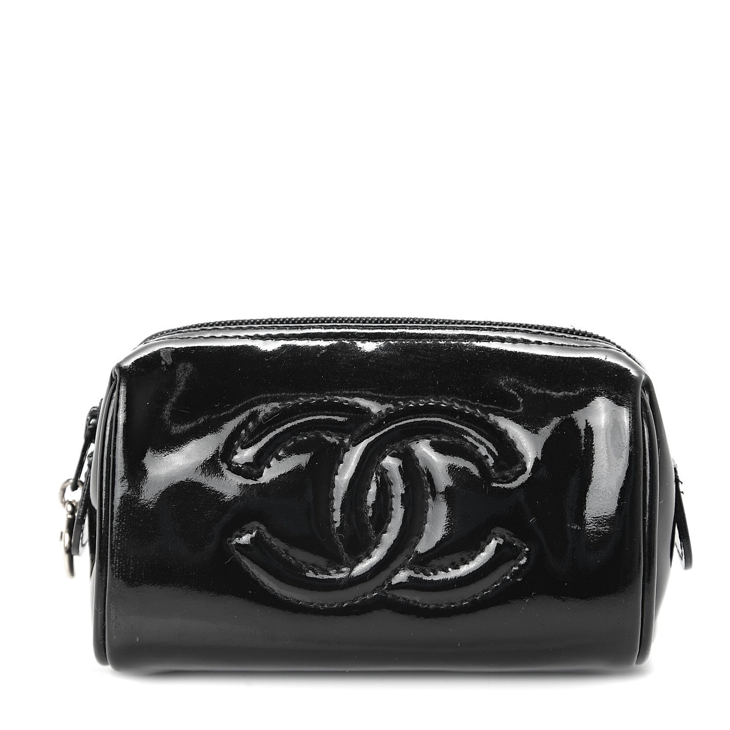 Chanel Patent Timeless CC Cosmetic Case Black 1 of 5