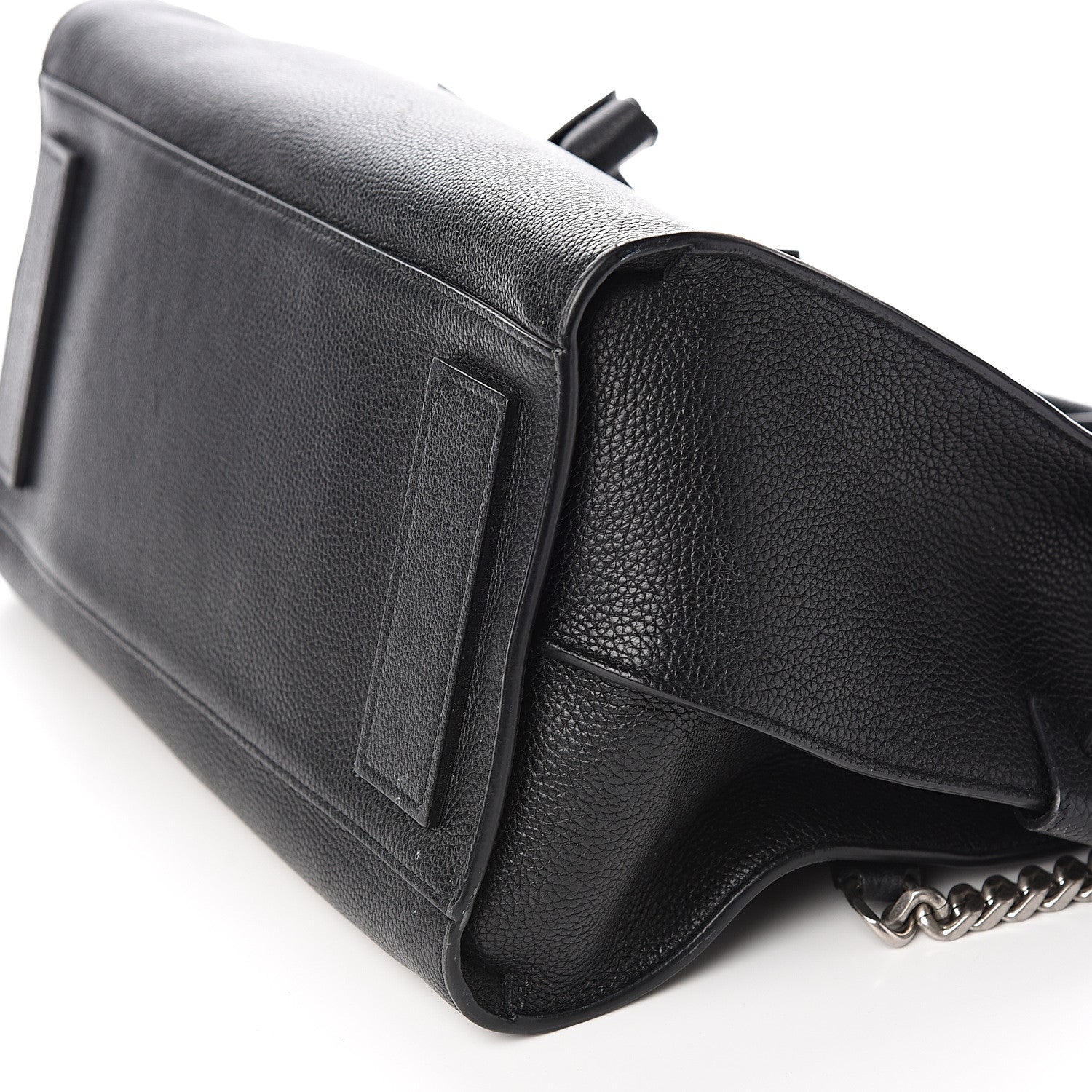 Saint Laurent Grained Calfskin Small Supple Sac De Jour Duffle Black 9 of 10