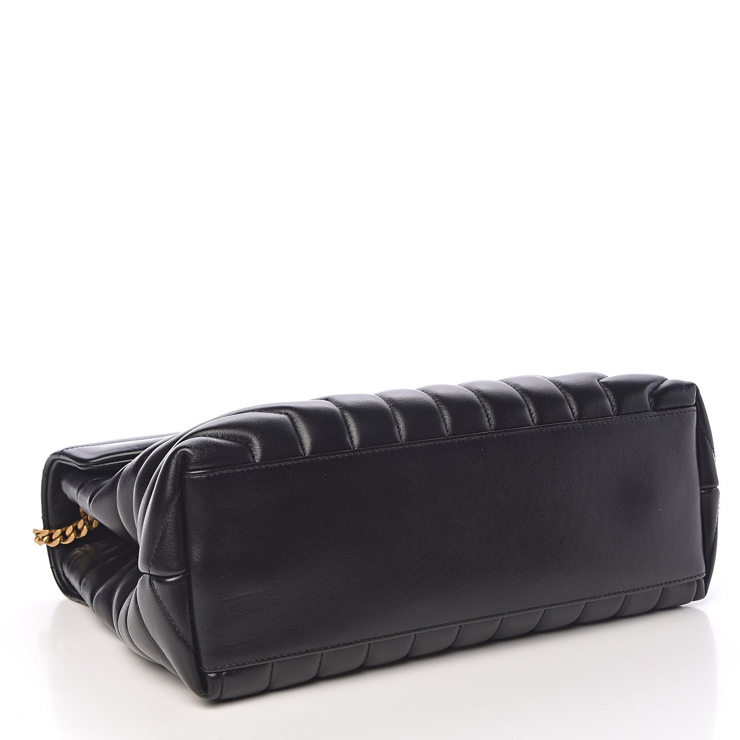 Saint Laurent Calfskin Y Quilted Monogram Medium Loulou Chain Satchel Black 4 of 9