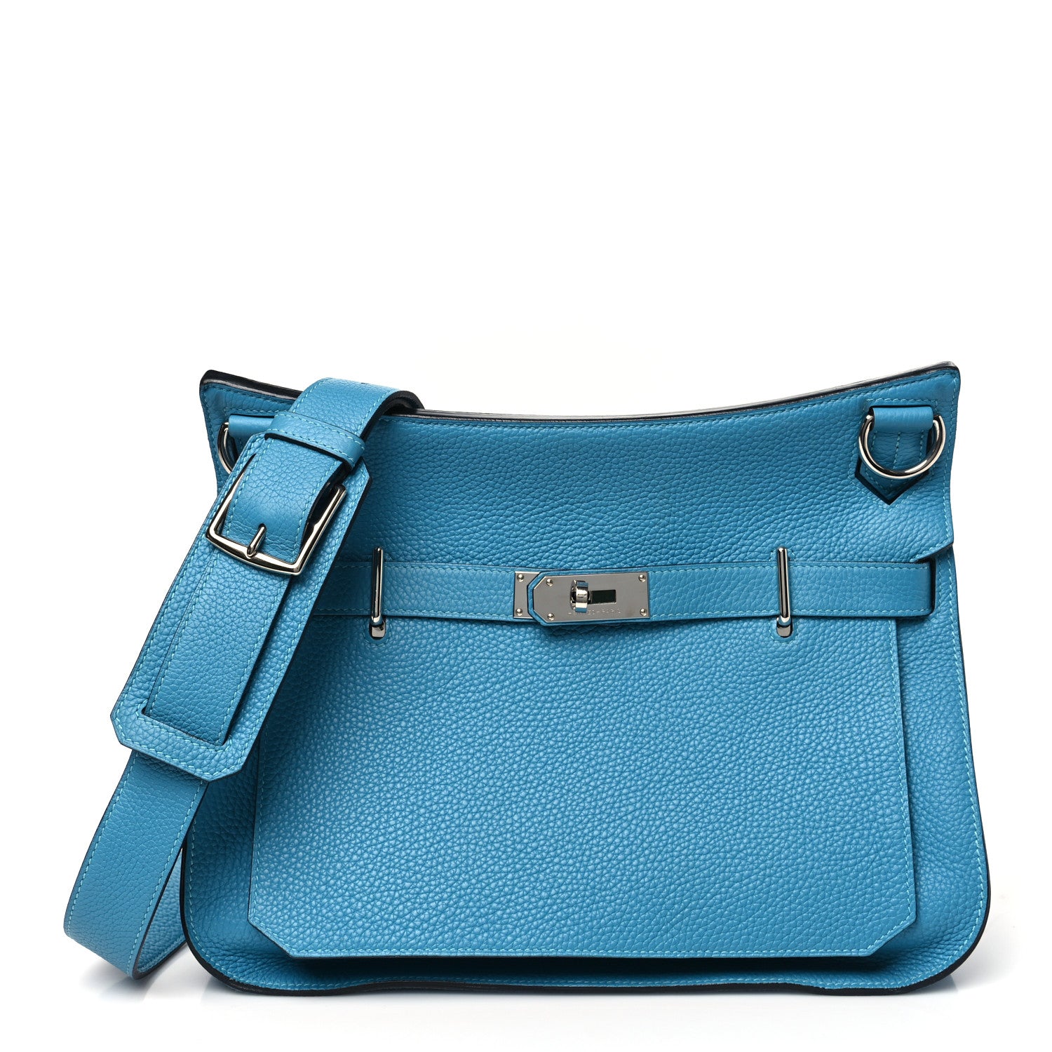 Hermes Taurillon Clemence Jypsiere 31 Turquoise 1 of 10