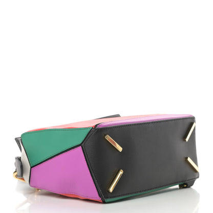 Loewe Calfskin Small Puzzle Bag Multicolor Black 4 of 10