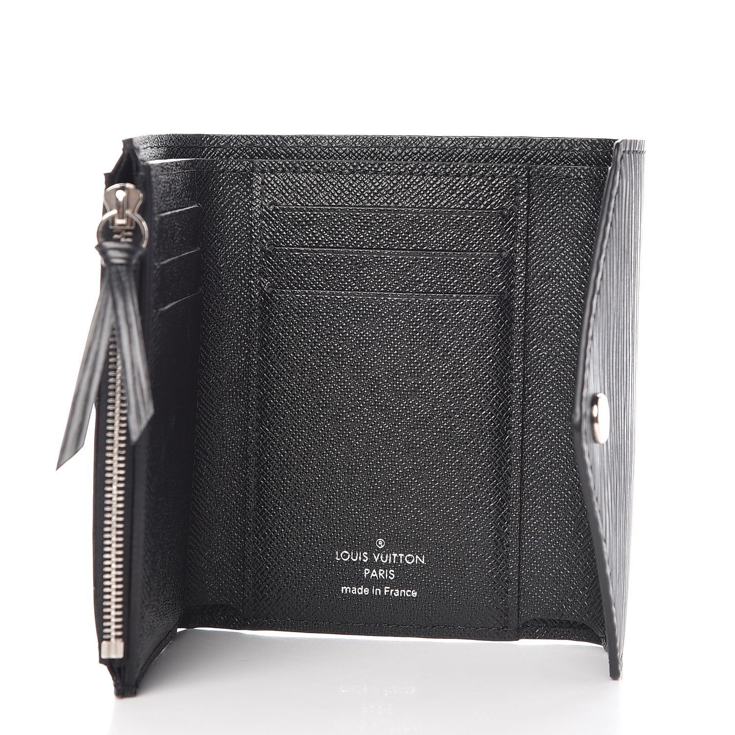 Louis Vuitton Epi Victorine Wallet Black 5 of 7