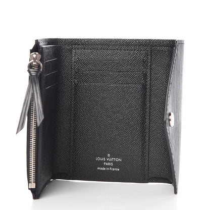 Louis Vuitton Epi Victorine Wallet Black 5 of 7