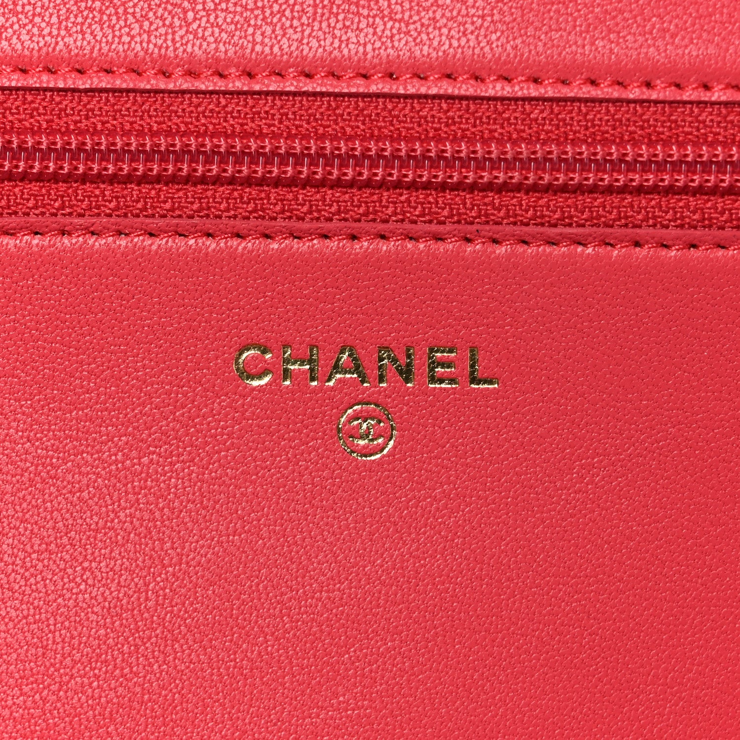 Chanel Chevron Quilted Vintage Mademoiselle Wallet On Chain WOC Dark Pink 6 of 15