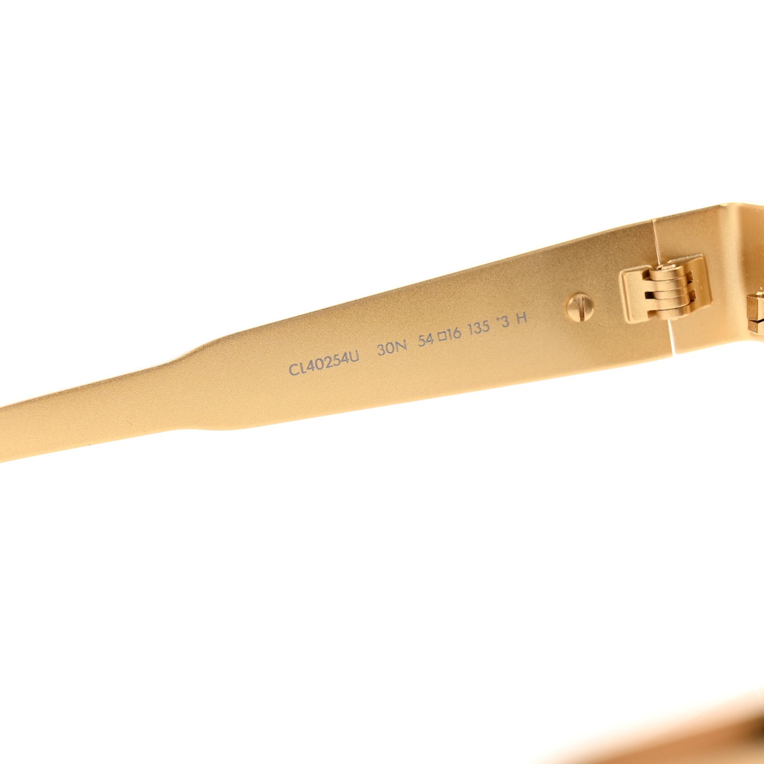 Celine Metal Triomphe 02 Sunglasses CL40254U Gold Green 6 of 7