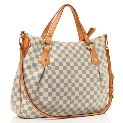 Louis Vuitton Damier Azur Evora MM 3 of 10