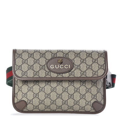Gucci GG Supreme Monogram Neo Vintage Web Belt Bag Brown 1 of 10