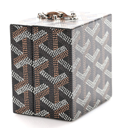 Goyard Goyardine Precious Metals Regence Mini Trunk Black 4 of 11