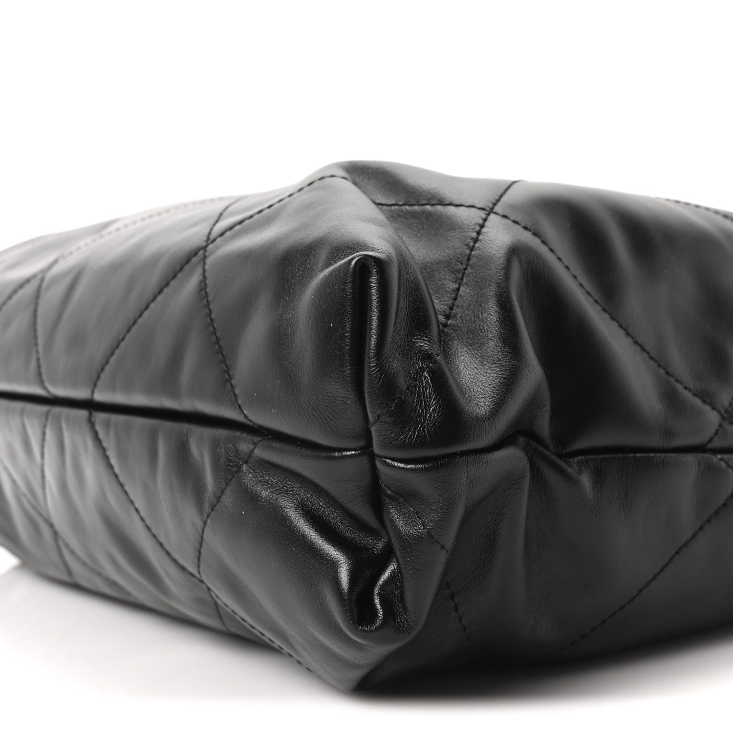 Chanel Shiny Calfskin Quilted Chanel 22 Black 11 of 11