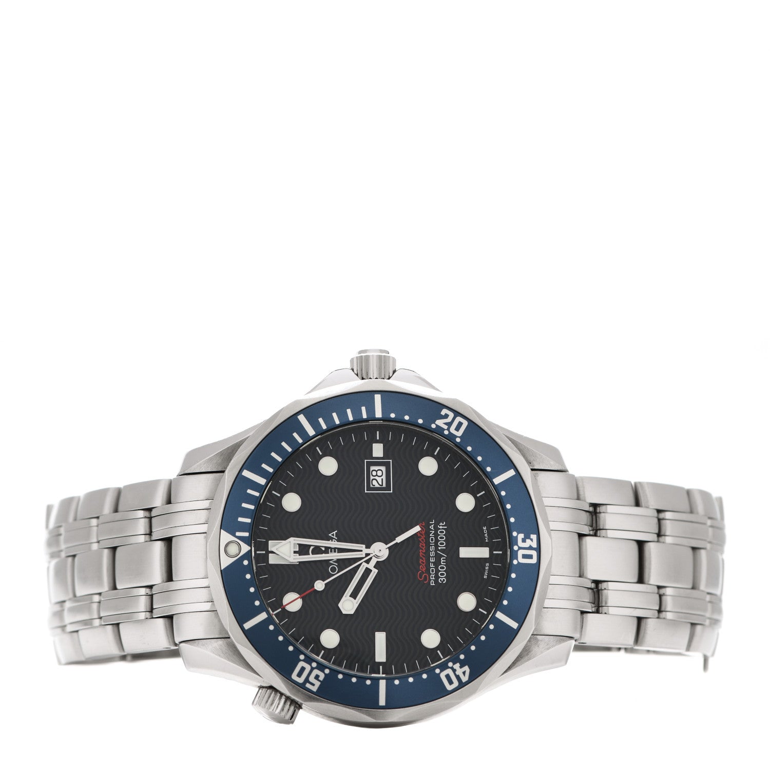 Omega Stainless Steel 41mm Seamaster Professional Quartz Watch Blue 2221.80 2 of 4